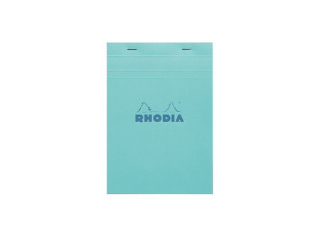 RHODIA Bloc agrafé No. 16, A5, quadrillé 5x5, rose poudré