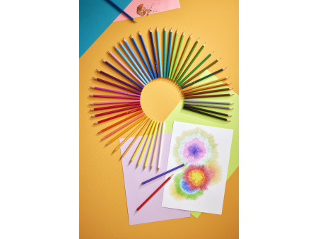 FABER-CASTELL Crayons de couleur hexagonaux CASTLE, étui en