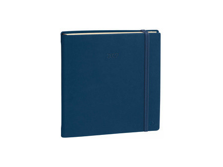 Quo Vadis Agenda Exécutif Prestige ML 2027, Silk bleu marine