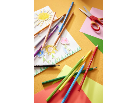 FABER-CASTELL Crayons de couleur hexagonaux CASTLE, étui en