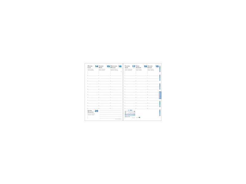 QUO VADIS Agenda de poche Affaires R ML, EUNOIA, 2027, gris