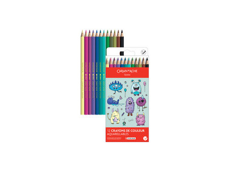 CARAN D'ACHE Crayons de couleur SWISSCOLOR KAWAII Monsters