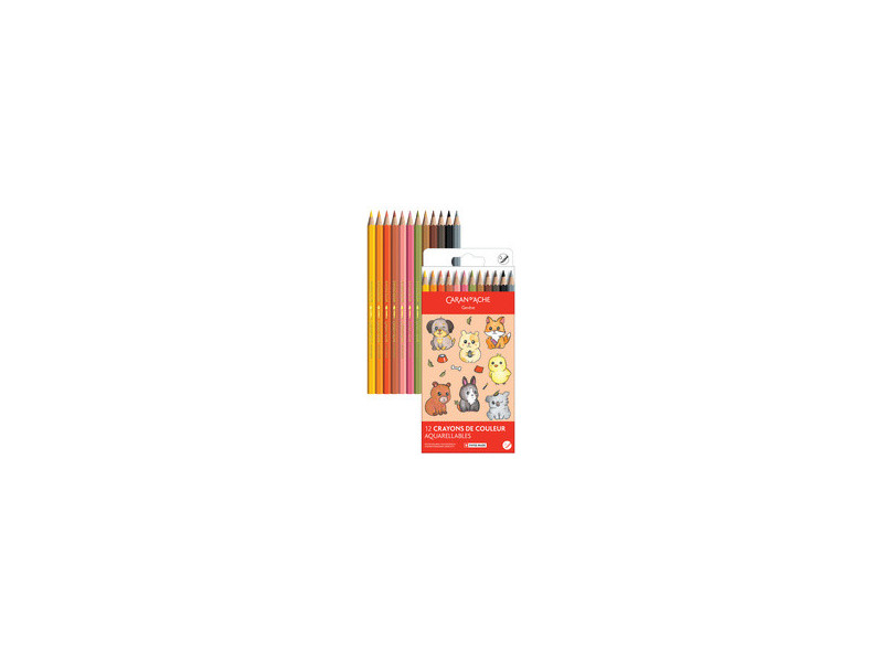 CARAN D'ACHE Crayons de couleur SWISSCOLOR KAWAII Candy
