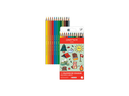 CARAN D'ACHE Crayons de couleur SWISSCOLOR KAWAII Animals