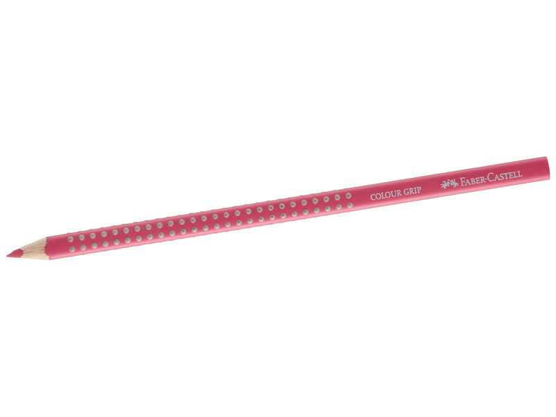 FABER-CASTELL Crayon de couleur Colour GRIP, rouge framboise
