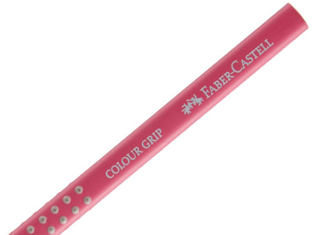 FABER-CASTELL Crayon de couleur Colour GRIP, rouge framboise