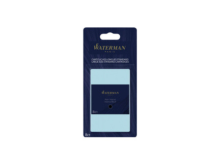 WATERMAN Cartouches d'encre longues, bleu mystère