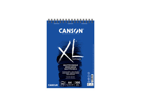 CANSON Bloc de dessin XL MIXED MEDIA Textured, A2