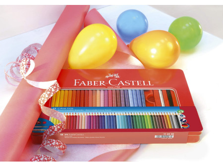 FABER-CASTELL Crayon de couleur Colour GRIP, étui de 48