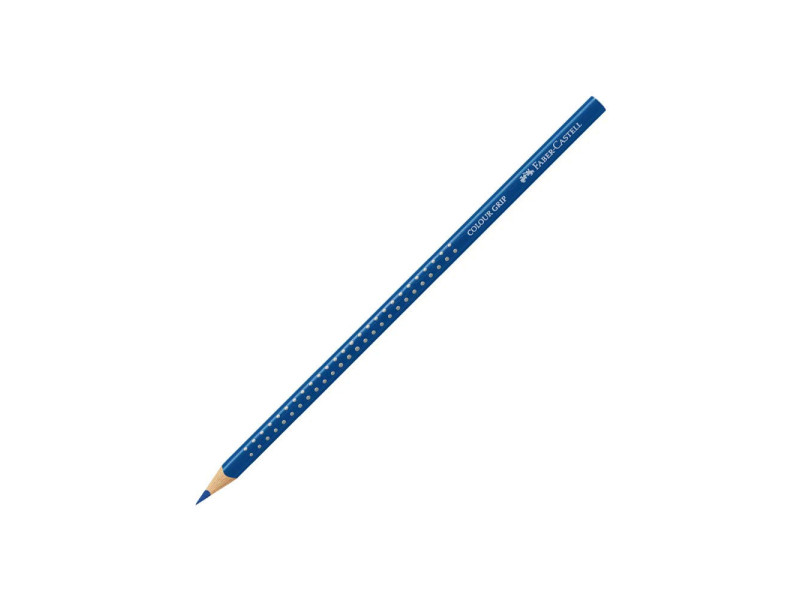 FABER-CASTELL Crayon de couleur Colour GRIP, bleu jean