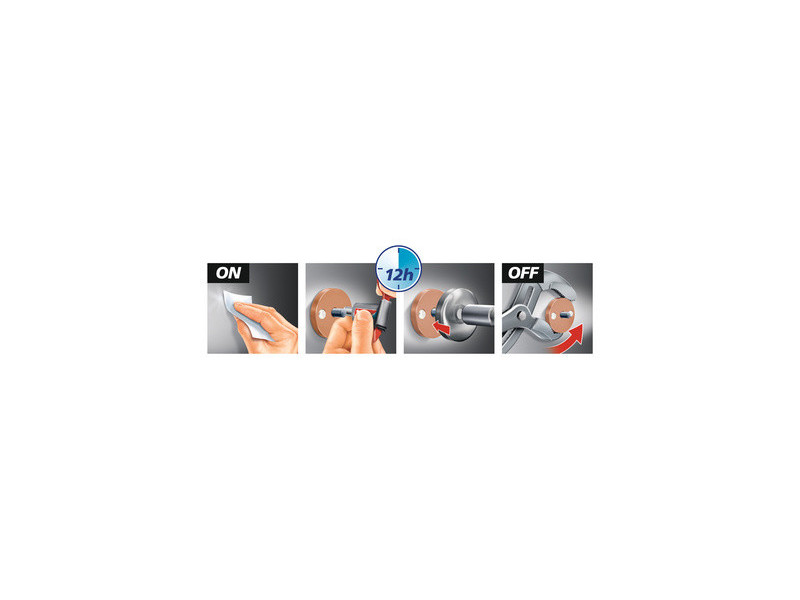 tesa Powerbutton Crochet adhésif Classic, rond