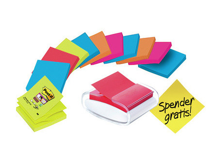 Post-it Distributeur Z-Notes, blanc, équipé