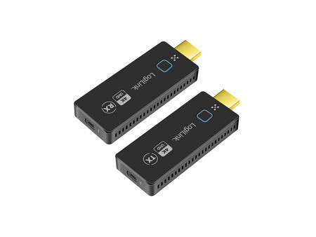LogiLink Kit amplificateur HDMI Wireless 4K/30Hz, 50 m, noir