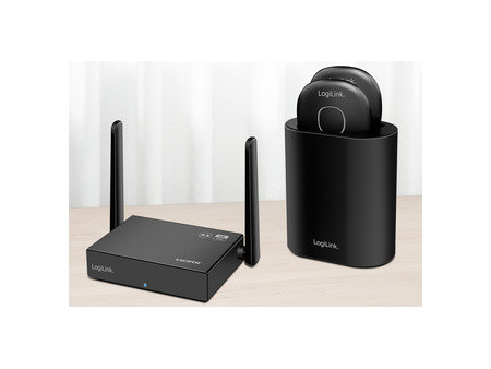 LogiLink Kit visioconférence HDMI Wireless, 1080p/60Hz, 50 m