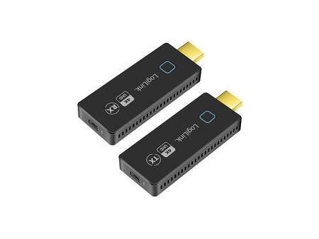 LogiLink Kit amplificateur HDMI Wireless 4K/30Hz, 30 m, noir
