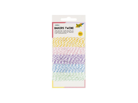 folia Ficelle décorative 'Bakers Twine PASTELL'