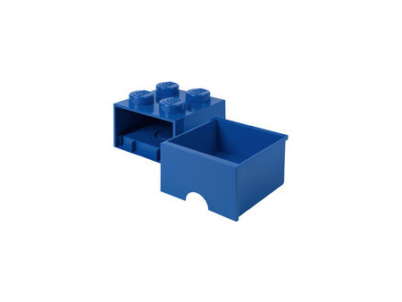 LEGO Brique tiroir STORAGE BRICK DRAWER 4, 1 tiroir, bleu
