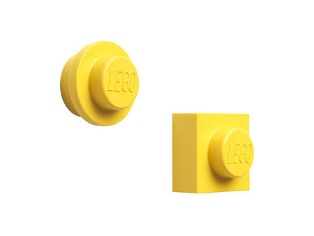 LEGO Set d'aimants, 2 pièces, rouge