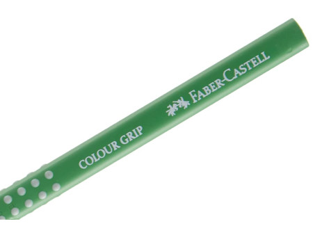 FABER-CASTELL Crayon de couleur Colour GRIP, vert herbe