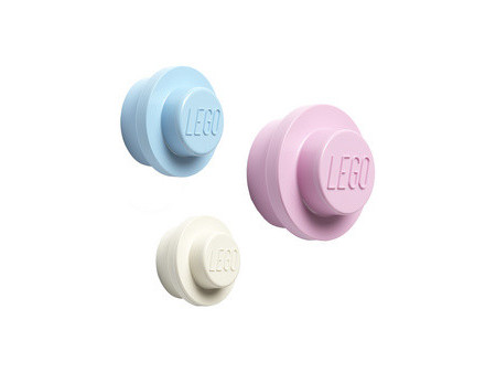 LEGO Jeu de patères WALL HANGER SET, jaune/bleu/rouge