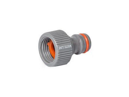 Bradas Nez de robinet WHITE LINE, filetage 1/2', gris