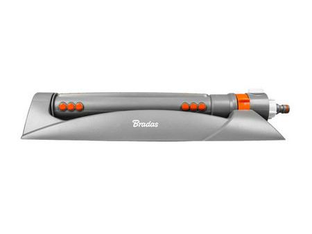 Bradas Arroseur oscillant WHITE LINE, 18 buses, gris/orange