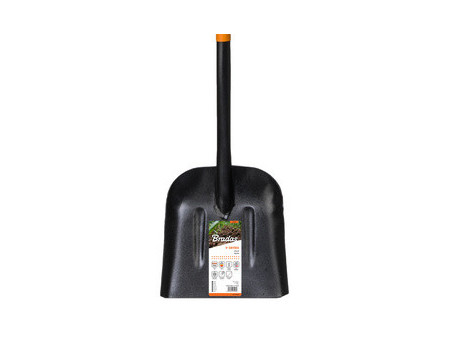 Bradas Pelle en acier, longueur 1.250 mm, noir/orange