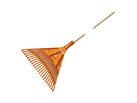 Bradas Balai à feuilles Quick Fit, manche en bois, 22 dents
