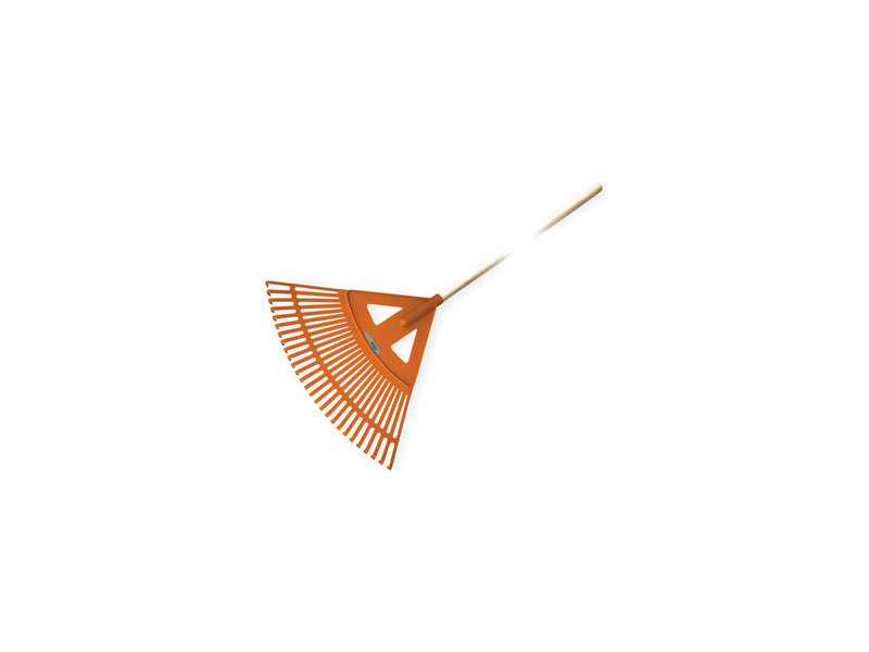 Bradas Balai à feuilles Quick Fit, manche en bois, 27 dents