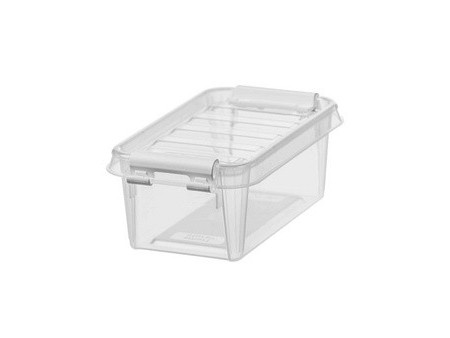 SmartStore Boîte de rangement CLASSIC 0,3 L, clips: noir