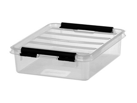 SmartStore Boîte de rangement CLASSIC 1 L, clips: noir
