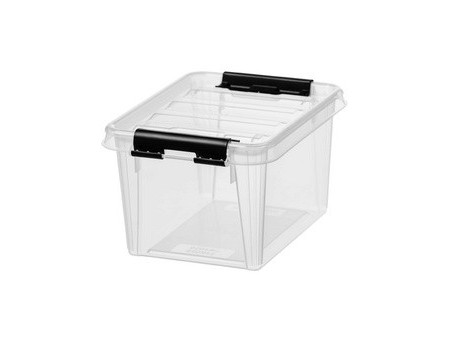SmartStore Boîte de rangement CLASSIC 1,5 L, clips: noir