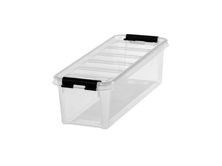 SmartStore Boîte de rangement CLASSIC 3,5 L, clips: noir