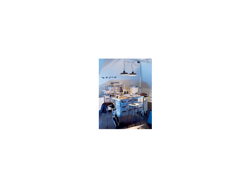 SmartStore Boîte de rangement CLASSIC 8 L, clips: blanc