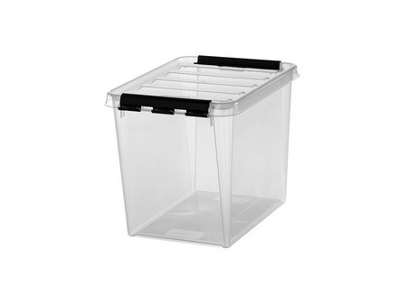 SmartStore Boîte de rangement CLASSIC 13 L, clips: noir