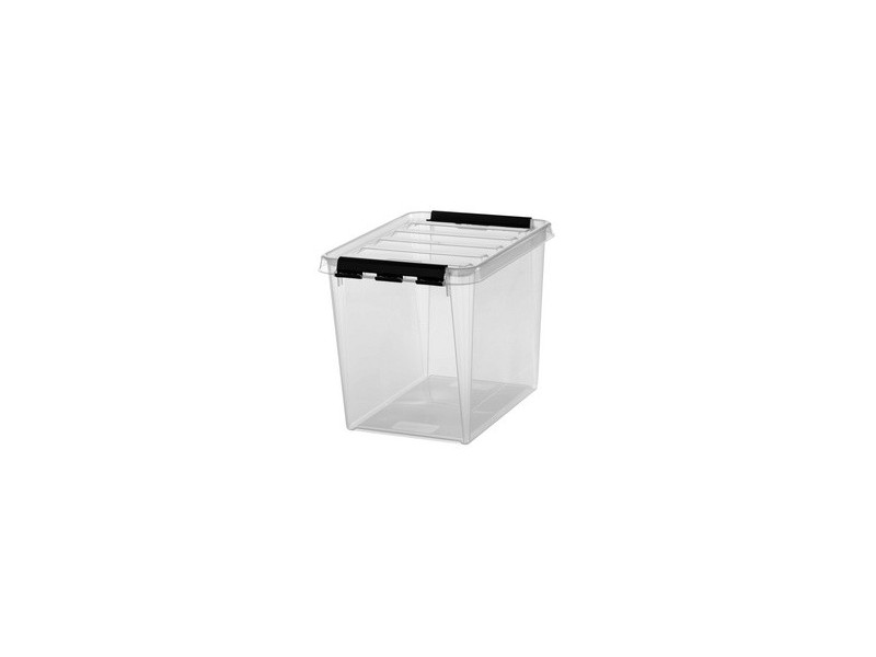 SmartStore Boîte de rangement CLASSIC 13 L, clips: noir