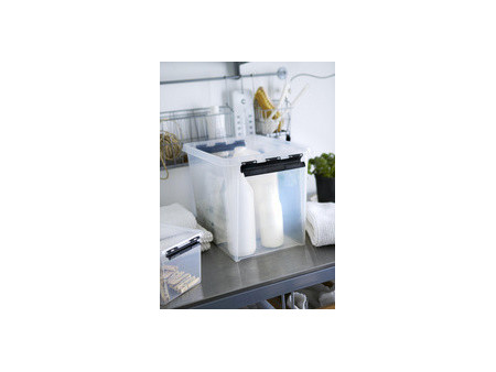 SmartStore Boîte de rangement CLASSIC 13 L, clips: noir