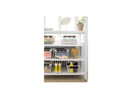 SmartStore Boîte de rangement CLASSIC 7 L, clips: noir