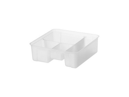 SmartStore Boîte de rangement CLASSIC 7 L, clips: blanc