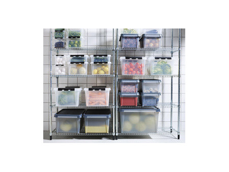 SmartStore Boîte de rangement CLASSIC 14 L, clips: noir