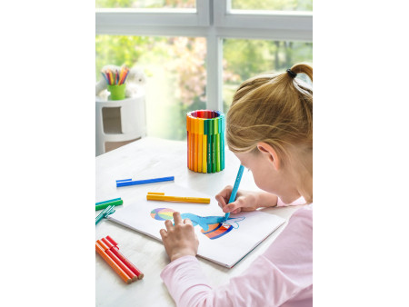 FABER-CASTELL Feutres CONNECTOR PEN, boîte ballerine de 33