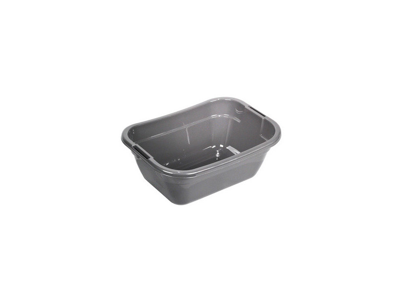 plast team Corbeille à linge LAUNDRY BASKET, 23 L, argent