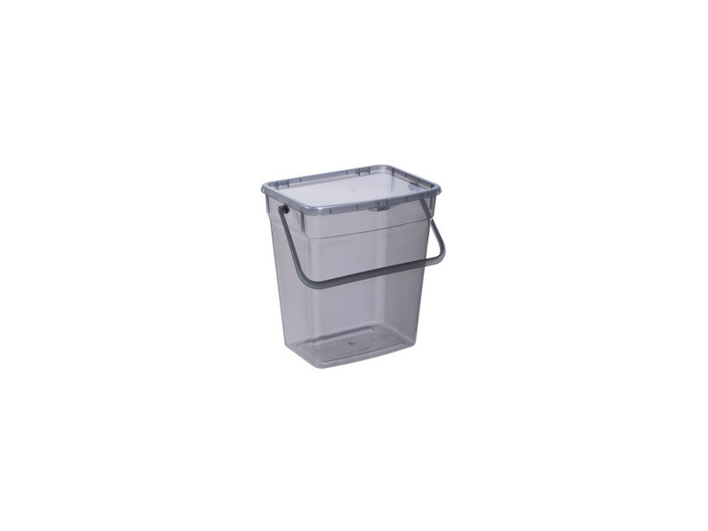 plast team Boîte à lessive, 10 litres, transparent