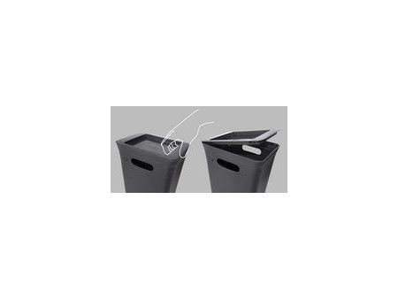 plast team Casier pour poubelle AVEDORE, noir