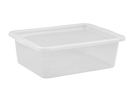 Plast team Boîte de rangement BASIC BOX, dessous de lit, 30L