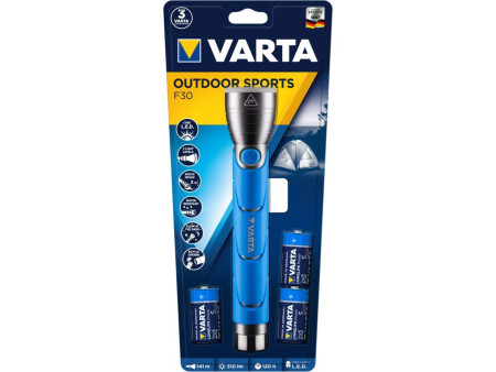 VARTA Lampe de poche LED 'Outdoor Sports F30', 3 C
