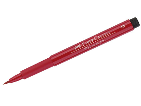 FABER-CASTELL Feutre PITT artist pen, rouge écarlate foncé