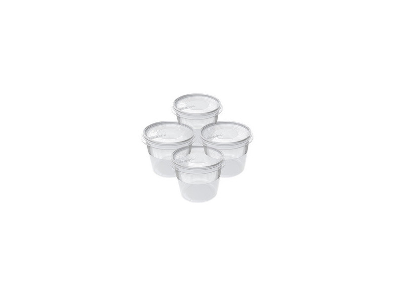 plast team Set de 4 boîtes de congélation Helsinki, 0,3 L
