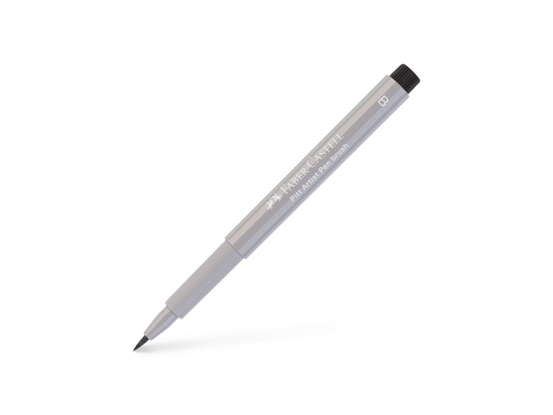 FABER-CASTELL Feutre PITT artist pen, gris chaud III