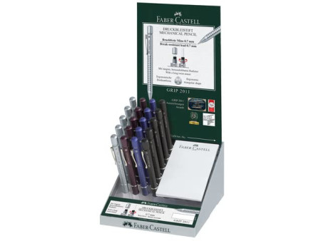 FABER-CASTELL Porte-mines GRIP 2011, dans un présentoir